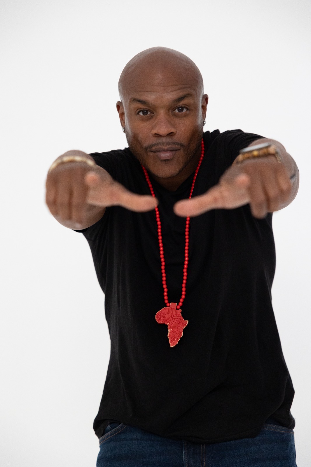 Andre J. McCarther on set work