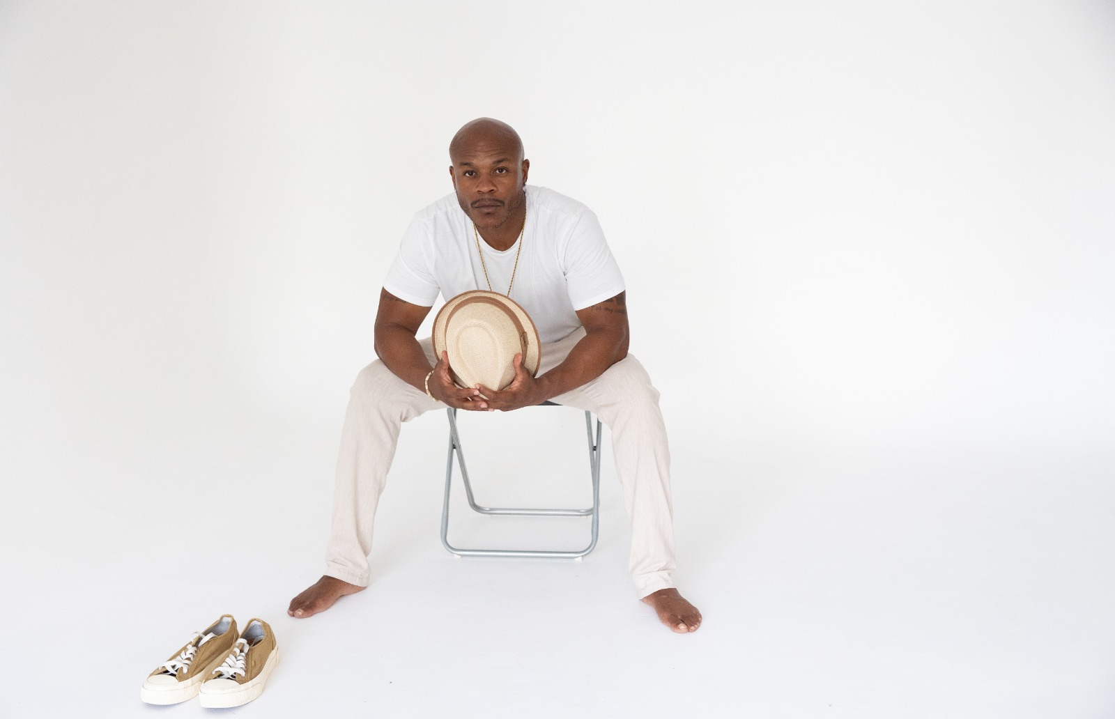 Andre J. McCarther acting on location